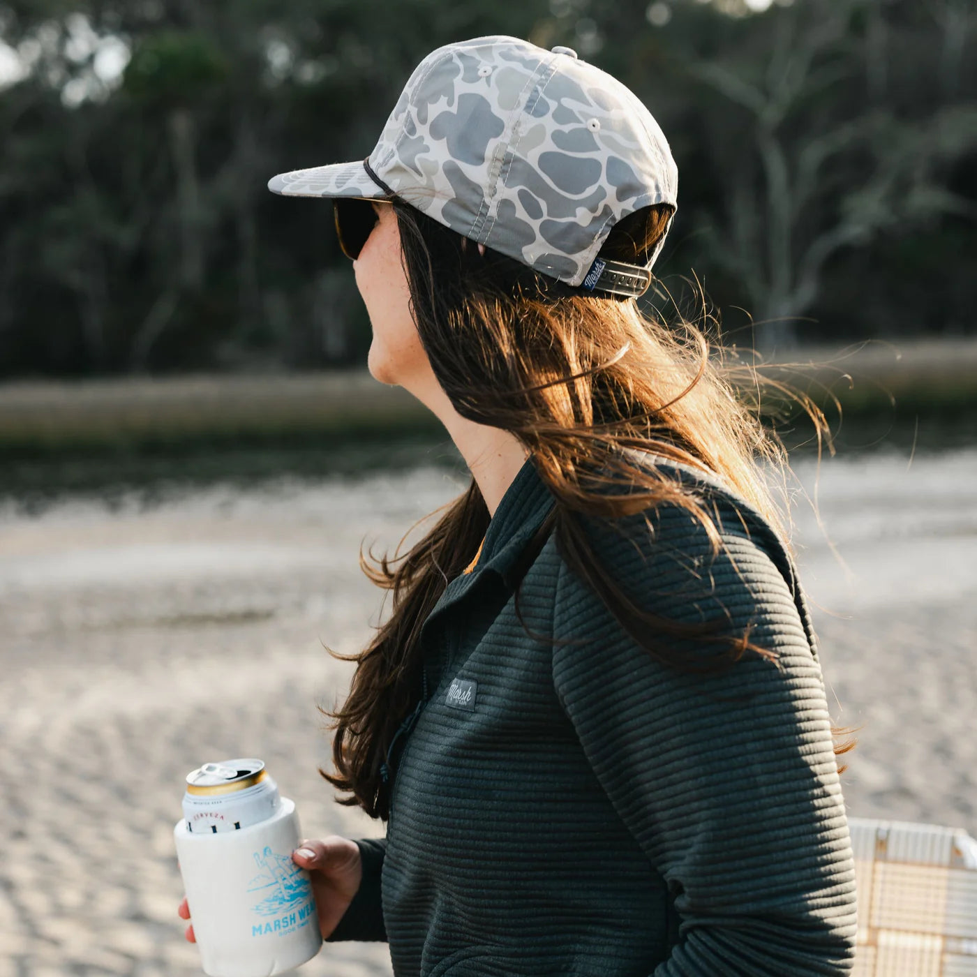 Khaki Mallard Camo Top Shelf Hat