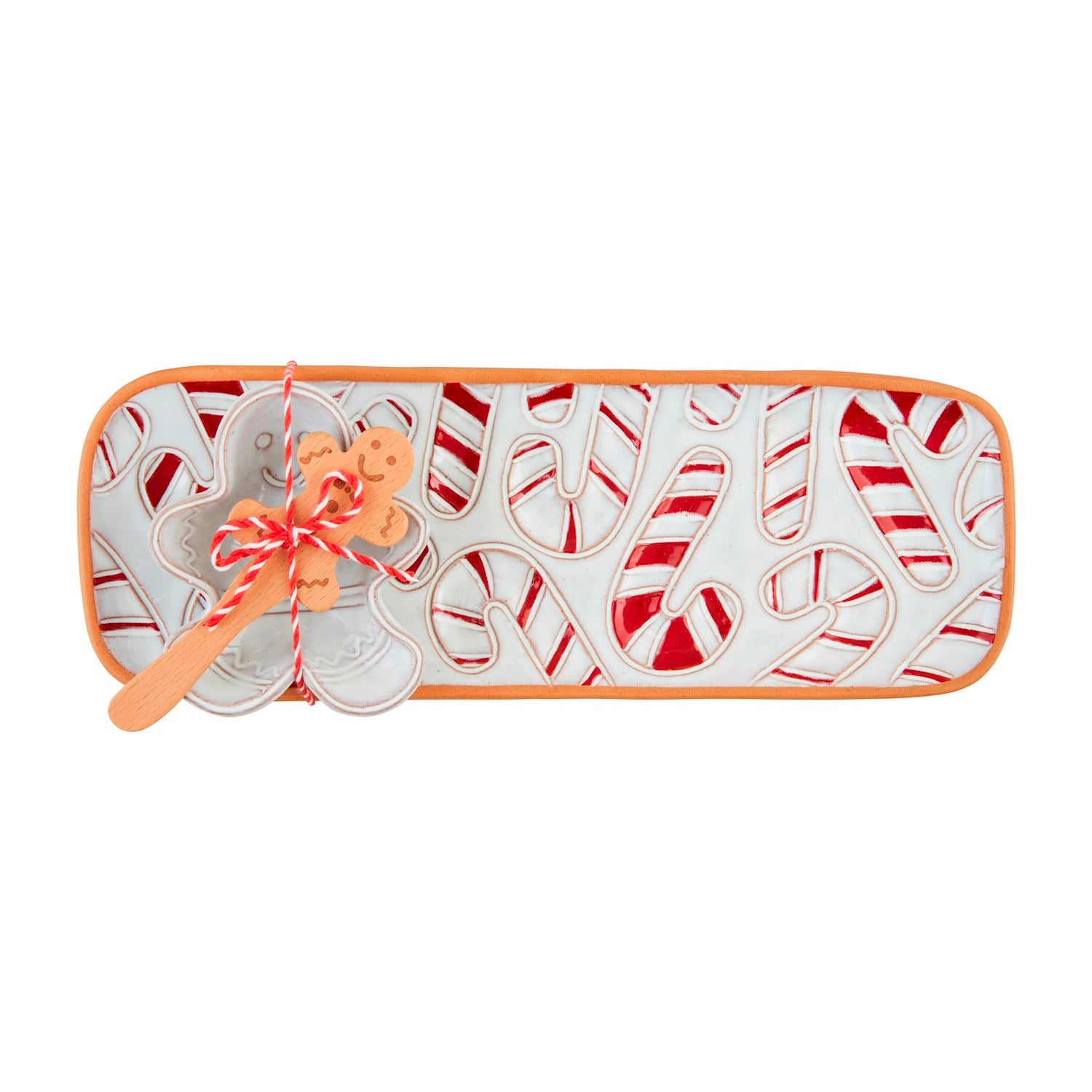 Mud Pie Gingerbread Tray & Dip Set