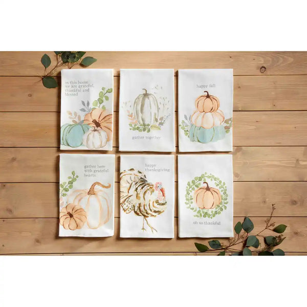 Mud Pie Gather Watercolor Towels