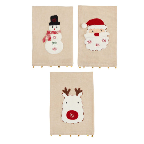 Mud Pie Farm Christmas Jingle Bell Towels