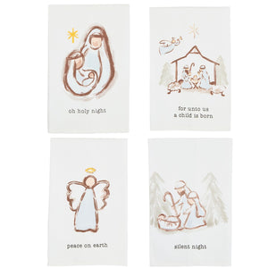 Mud Pie Nativity Towels