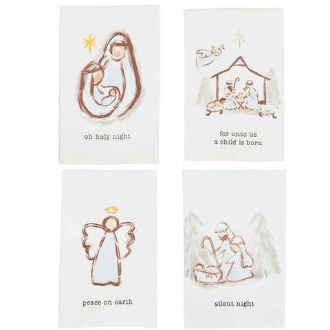 Mud Pie Nativity Towels