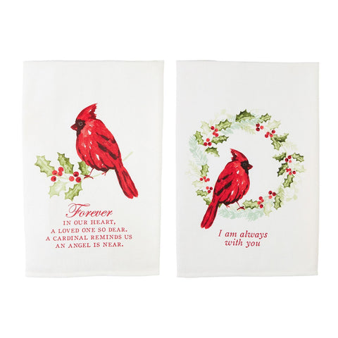 Mud Pie Cardinal Towels