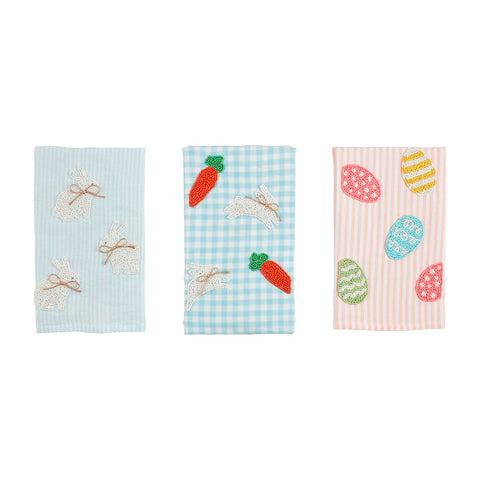 Mud Pie Beaded Easter Towels