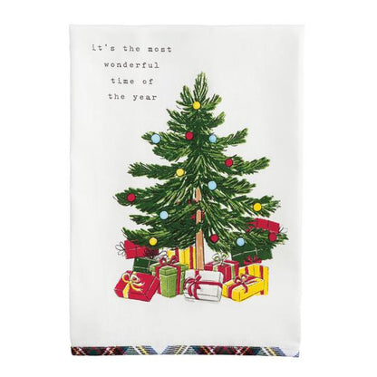 Mud Pie Classic Christmas Printed Towels