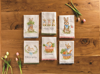 Mud Pie Easter Trim Towel