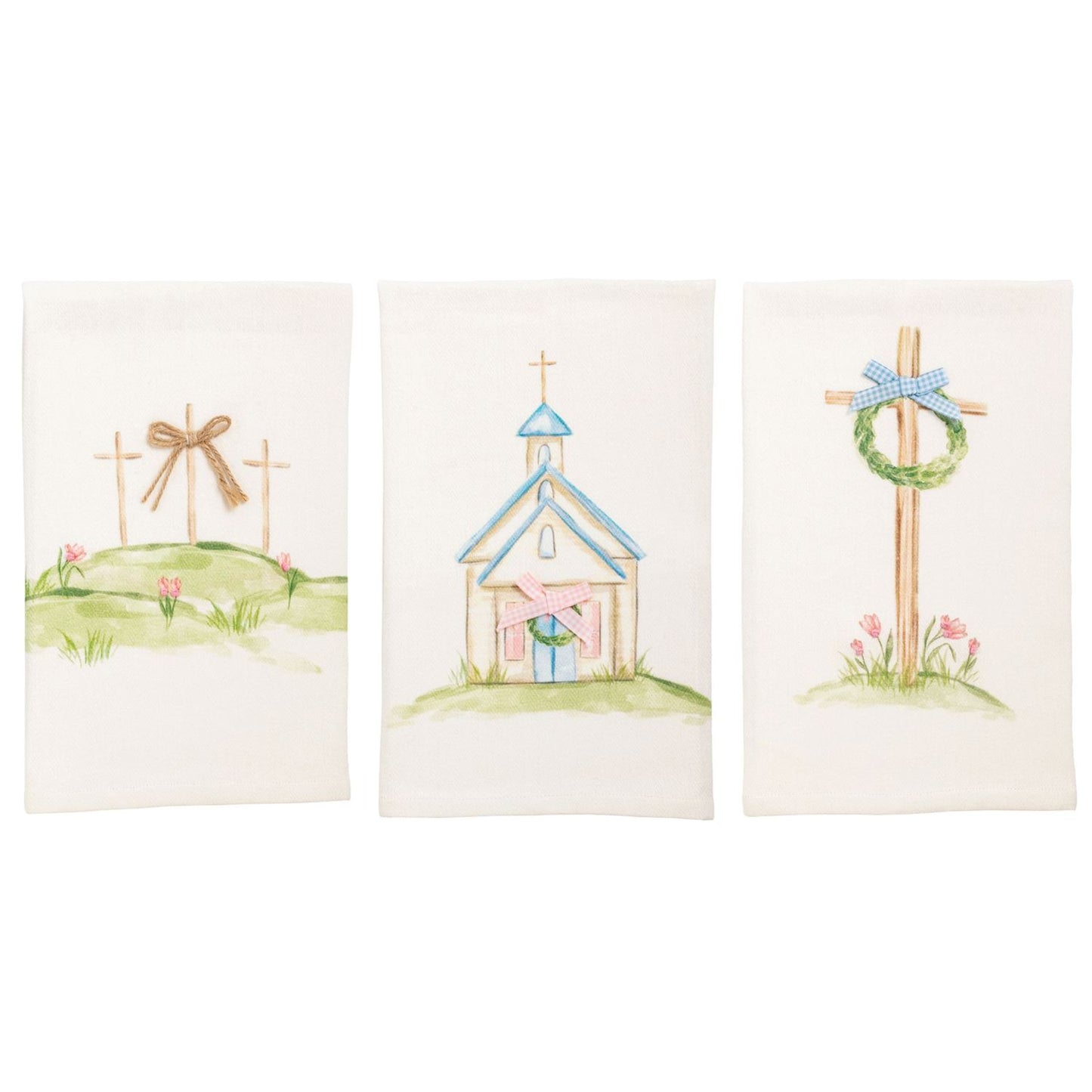 Mud Pie Easter Cross Towel