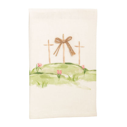 Mud Pie Easter Cross Towel