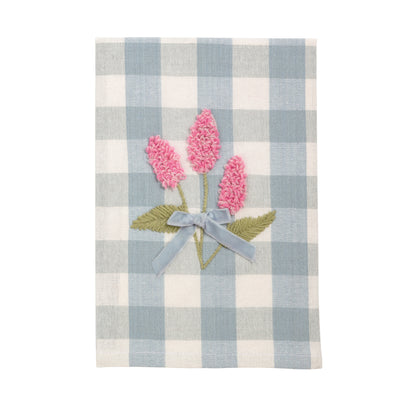 Mud Pie Flower Embroidery Towel