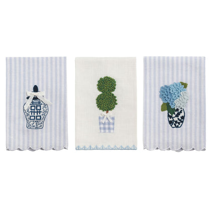 Mud Pie Topiary Tea Towel