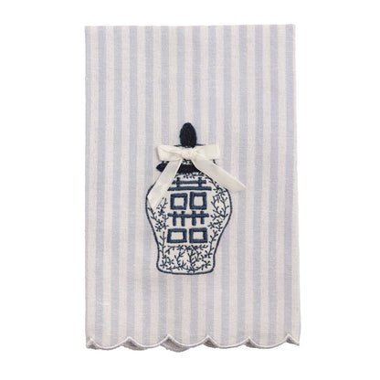 Mud Pie Topiary Tea Towel