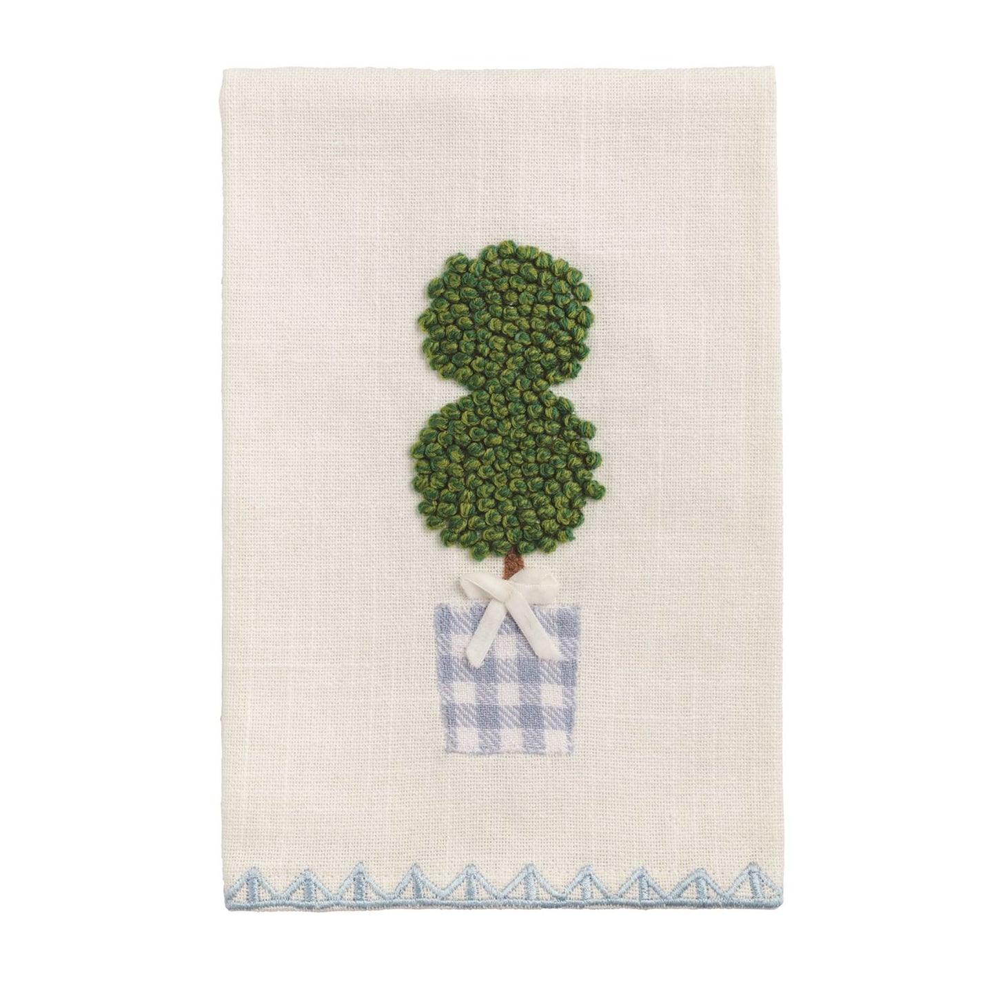 Mud Pie Topiary Tea Towel