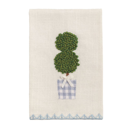 Mud Pie Topiary Tea Towel