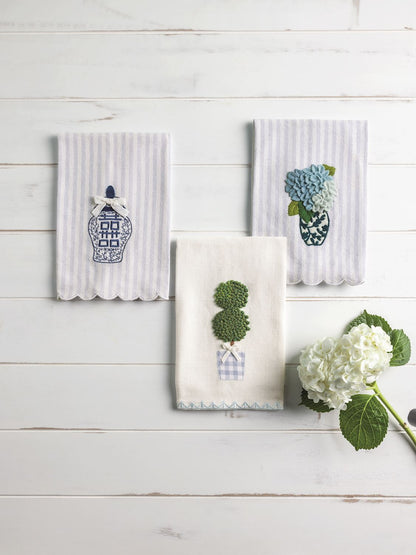 Mud Pie Topiary Tea Towel