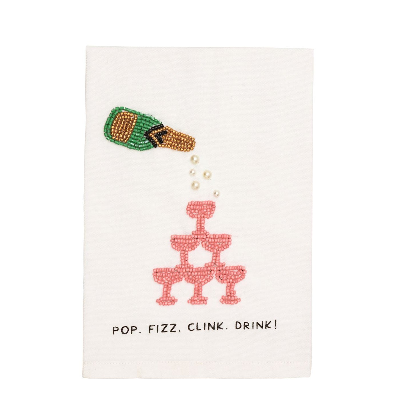 Mud Pie Beaded Bar Towels