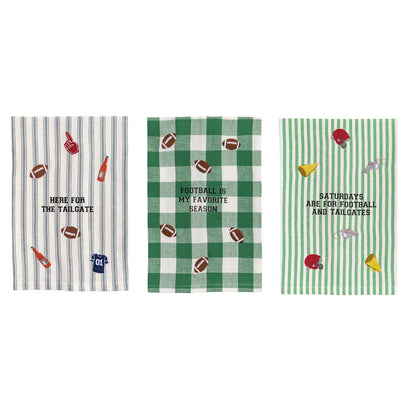Mud Pie Tailgate Icon Towels