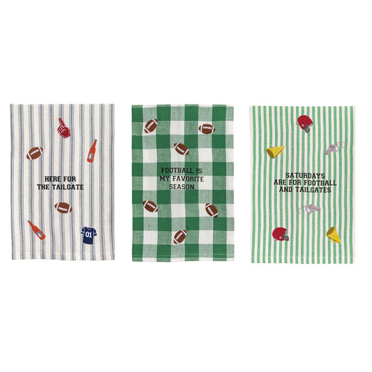 Mud Pie Tailgate Icon Towels