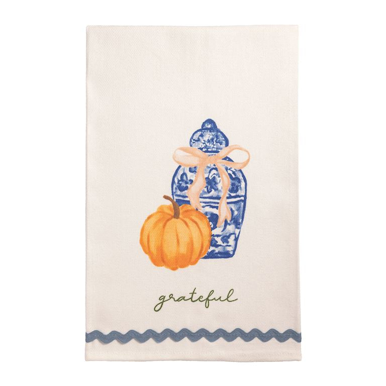 Mud Pie Pumpkin Topiary Towels