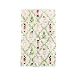 Mud Pie Nutcracker Hemstitch Towels