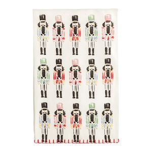 Mud Pie Nutcracker Hemstitch Towels