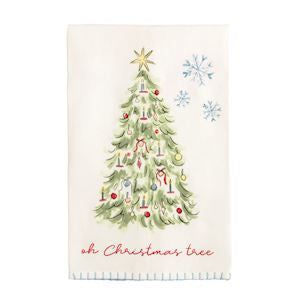Mud Pie Nutcracker Hemstitch Towels
