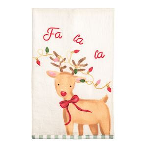 Mud Pie Whimsy Christmas Towel