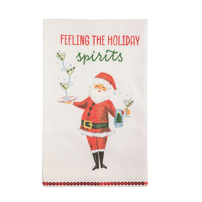 Mud Pie Holiday Bar Glitter Towels