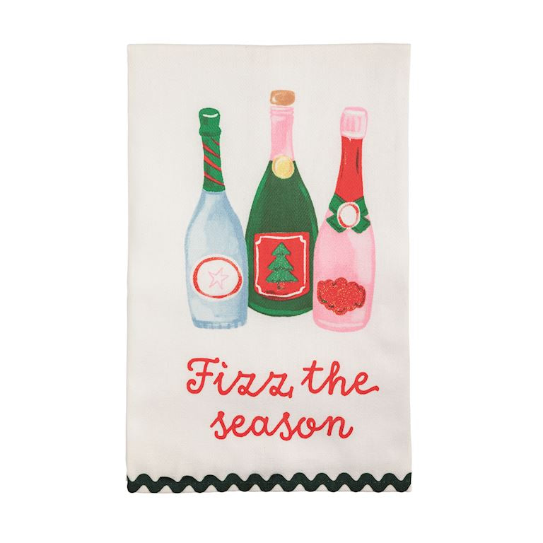 Mud Pie Holiday Bar Glitter Towels