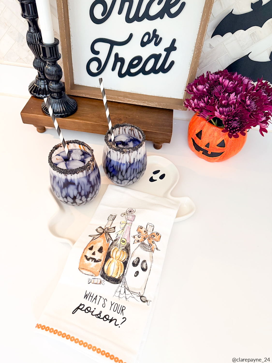 Mud Pie Poison Cocktail Towel
