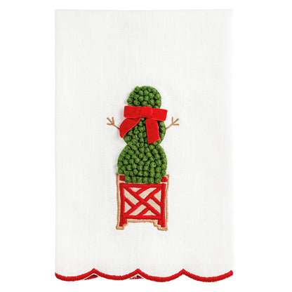 Mud Pie Christmas Topiary Towel