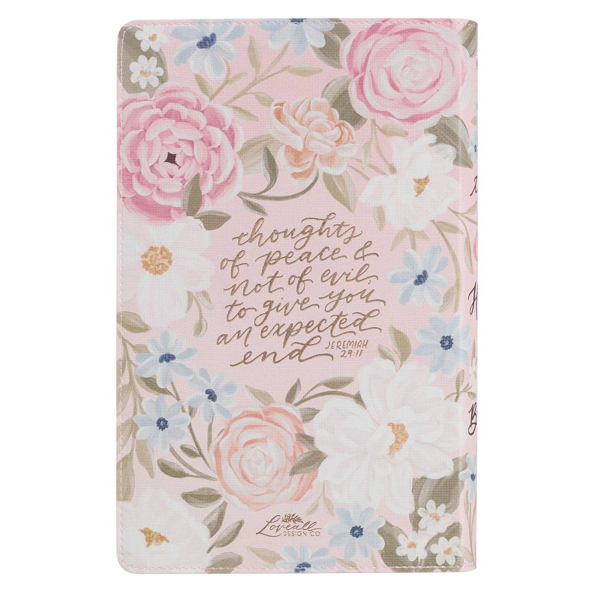 Floral Giant Print Standard-size Faux Leather KJV Bible