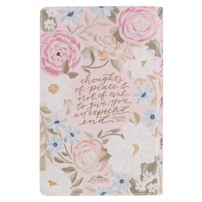 Floral Giant Print Standard-size Faux Leather KJV Bible