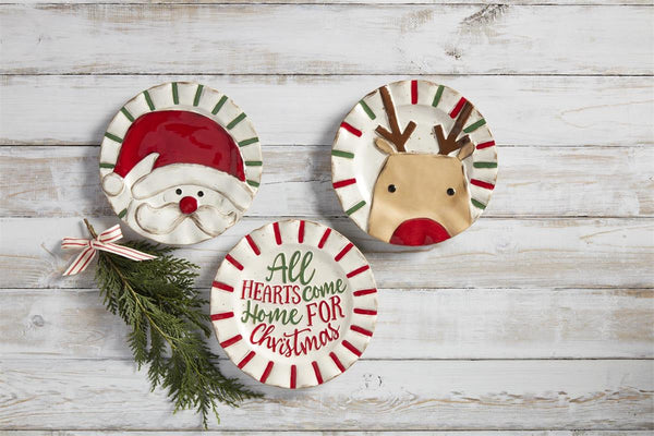 Mud Pie Farm Christmas Salad Plate