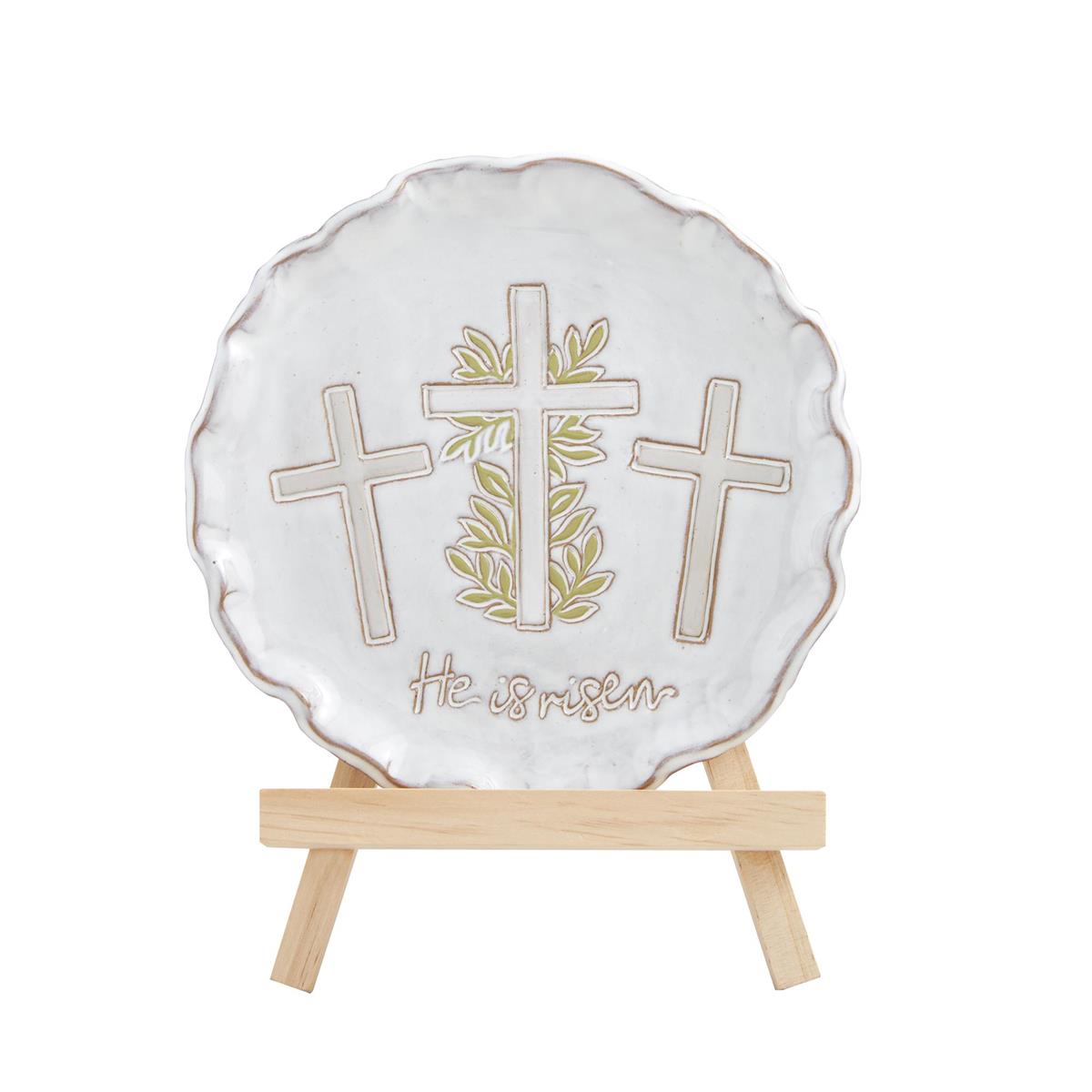 Mud Pie Faith Plate & Easel Set
