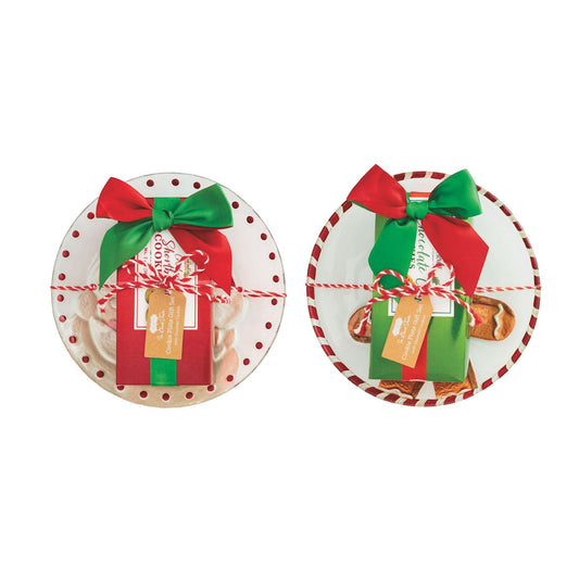 Mud Pie Christmas Cookie Plate Gift Sets