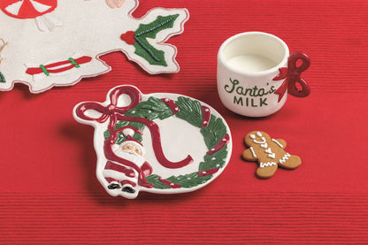 Mud Pie Santa Milk & Cookies Set