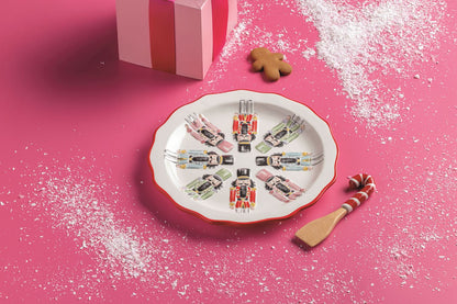 Mud Pie Nutcracker Cookie Plate Set
