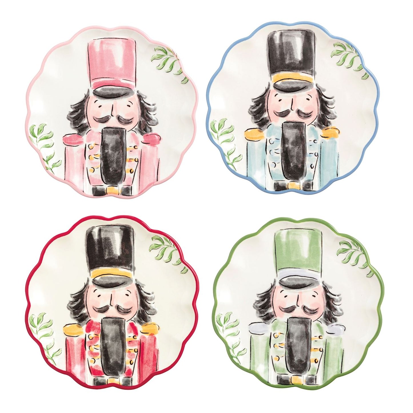 Mud Pie Nutcracker Dessert Plate