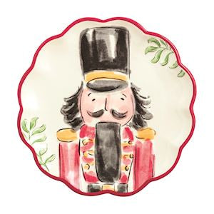 Mud Pie Nutcracker Dessert Plate
