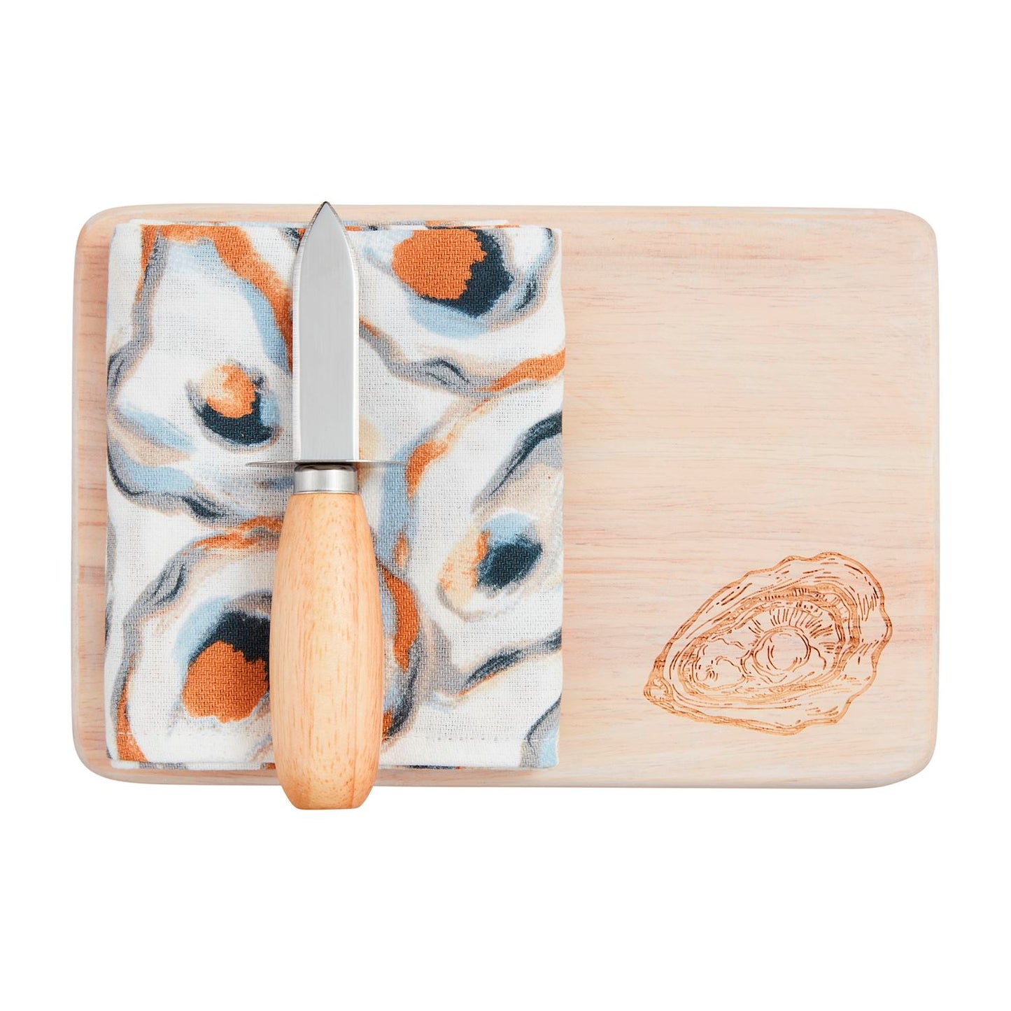 Mud Pie Oyster Shucking Board Set
