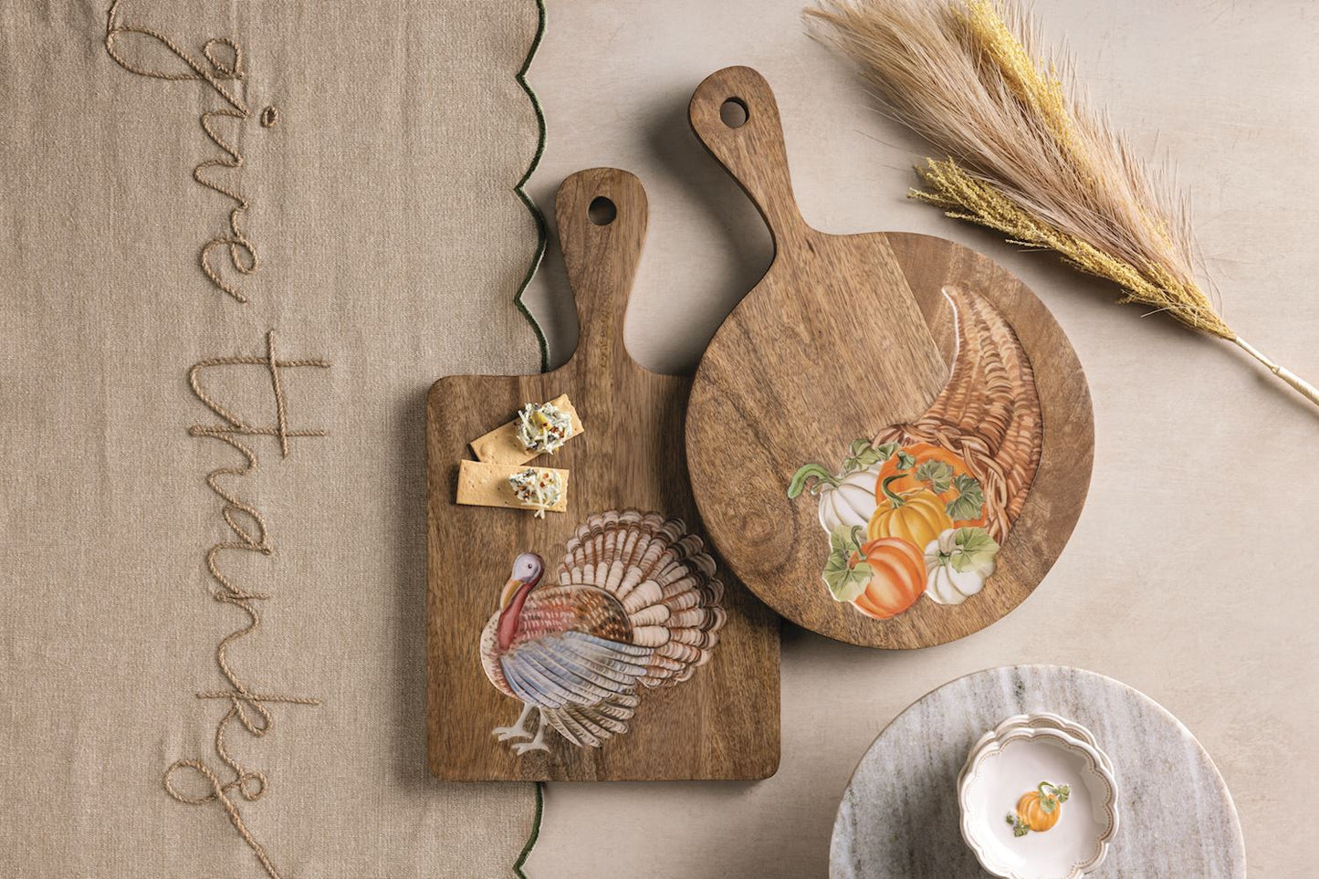 Mud Pie Gather Enameled Boards