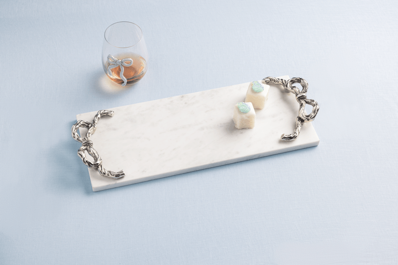 Mud Pie Bow Marble Board