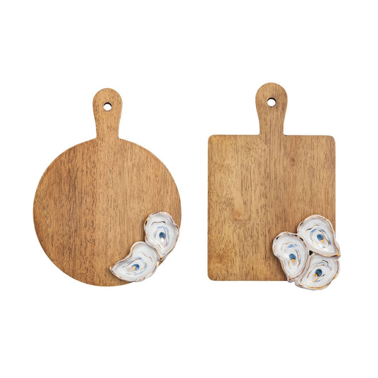 Mud Pie Wood Oyster Board