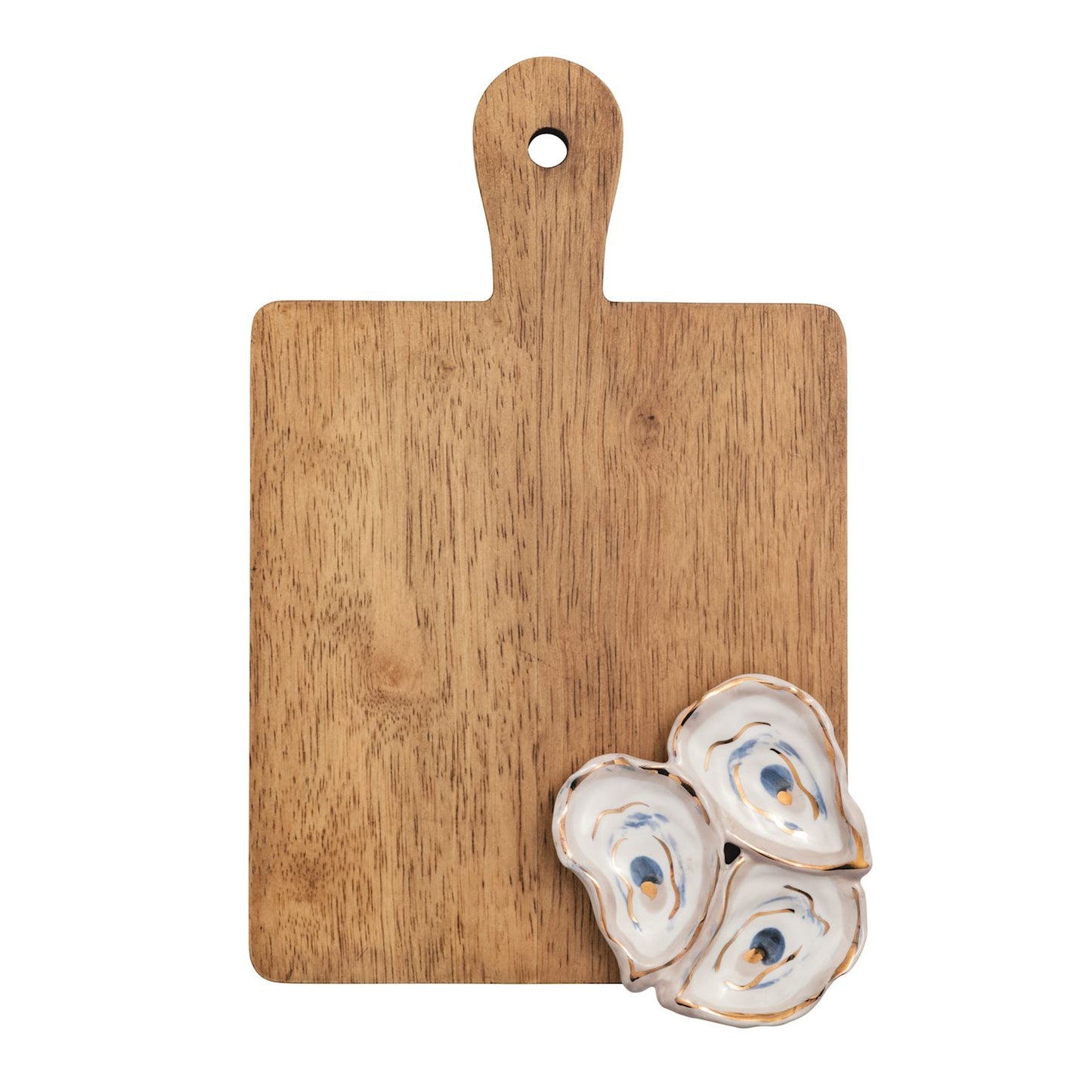 Mud Pie Wood Oyster Board