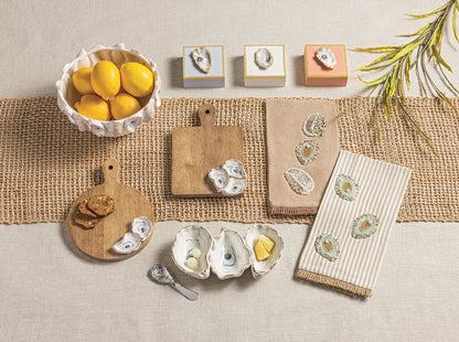 Mud Pie Wood Oyster Board