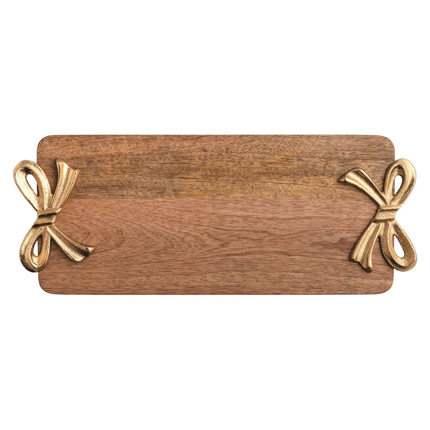 Mud Pie Gold Bow Rectangle Board