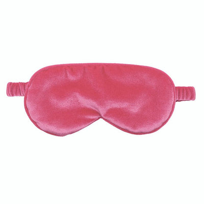 Hot Pink Velvet Eye Mask