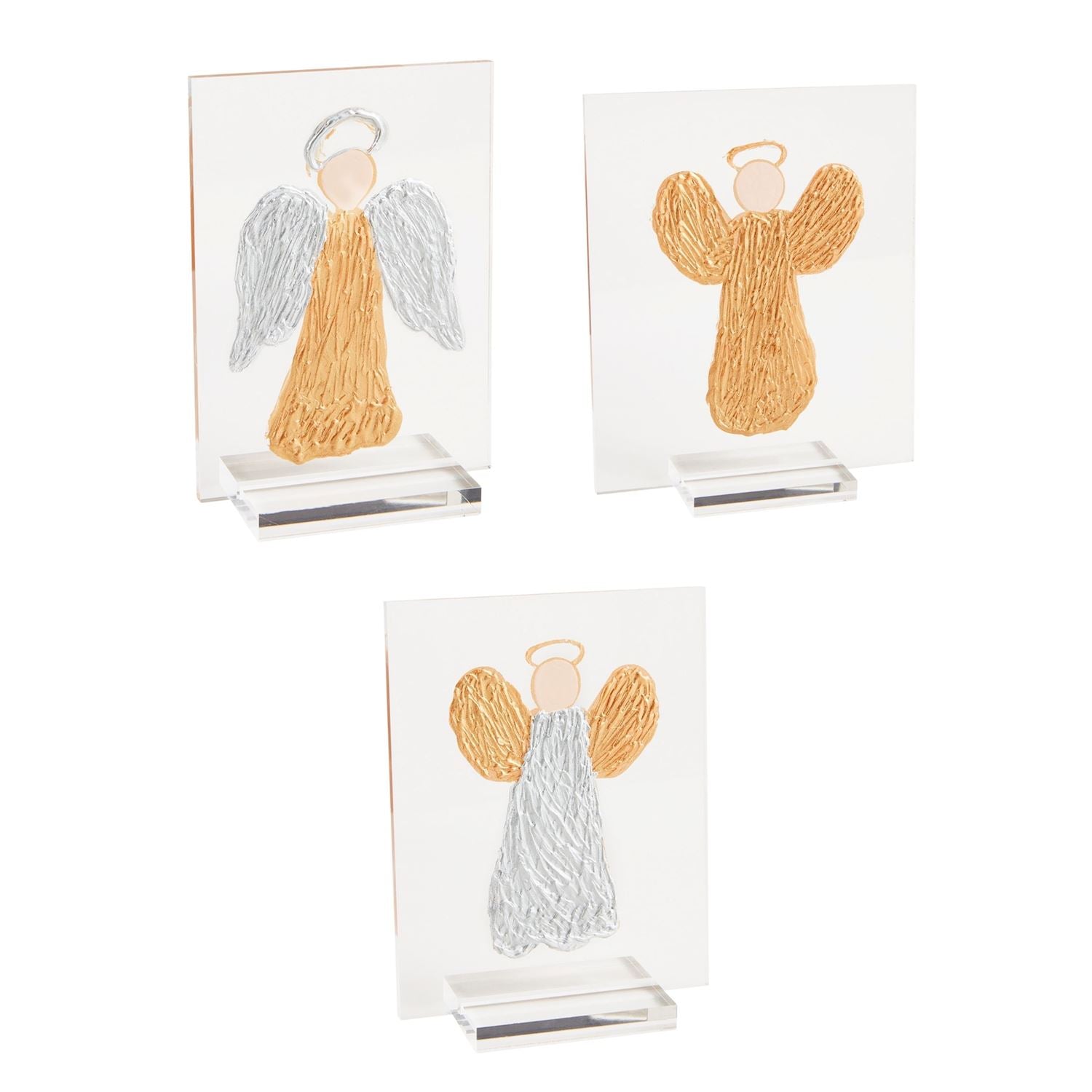 Mud Pie Acrylic Angel Plaques