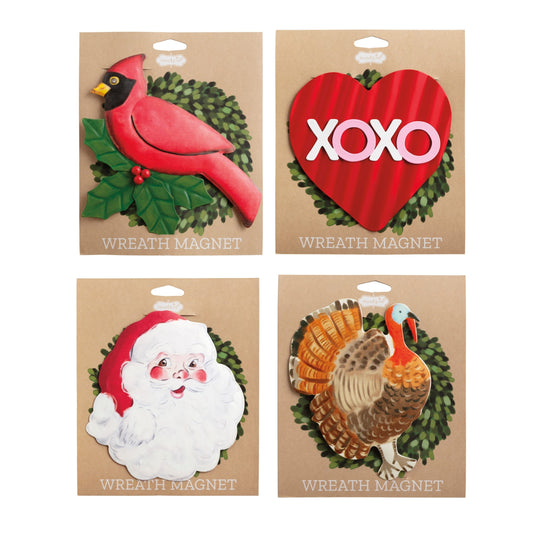 Holiday Wreath Magnets