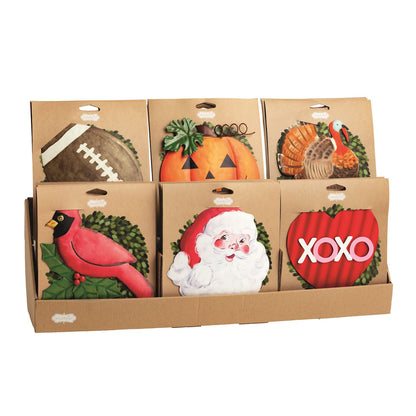 Mud Pie Holiday Wreath Magnets